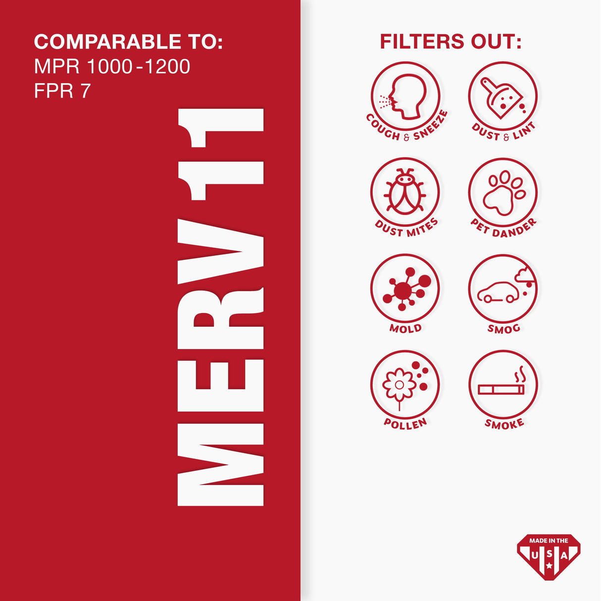 16x25x1 Aerostar Air Filter