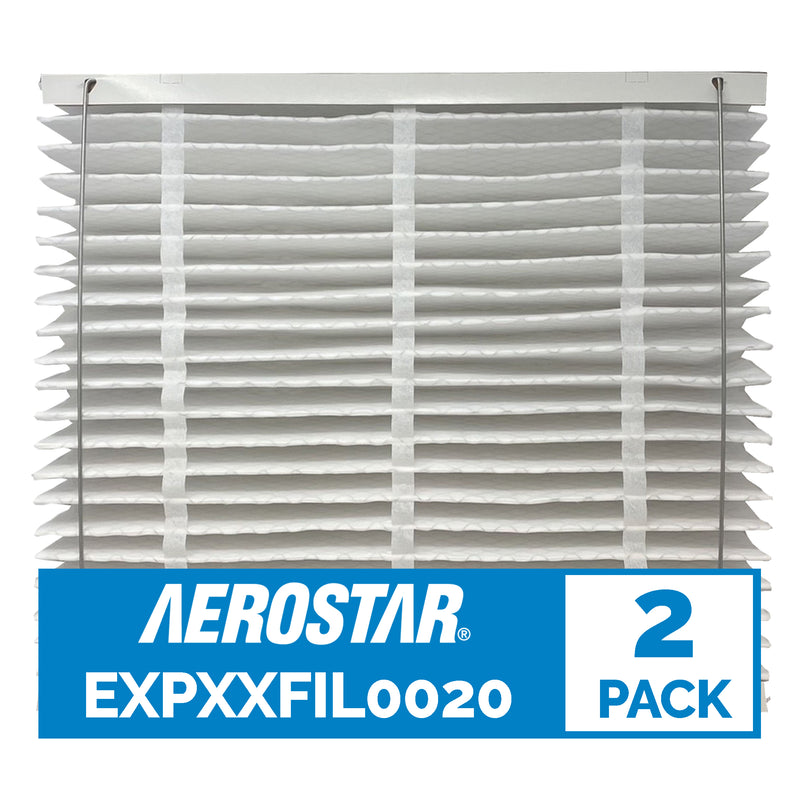 Aerostar MERV 11 Collapsible Replacement Filter for Carrier & Bryant EXPXXFIL0020 20x25x5