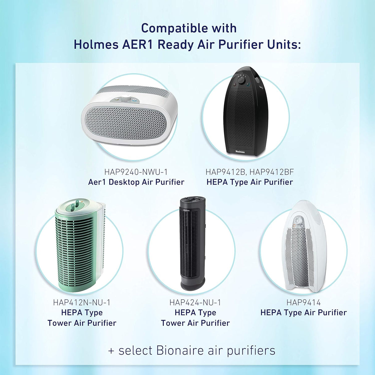 Holmes HAPF300AHD-U4R-2 Air Purifier Filter, 2 Count
