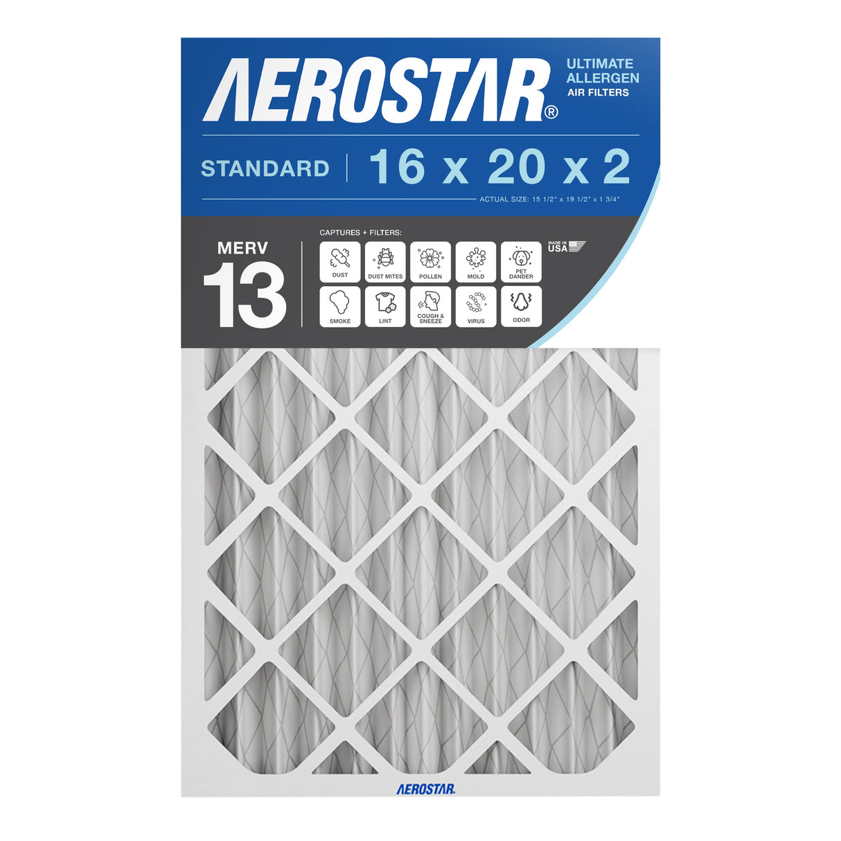 16x20x2 Aerostar Air Filter