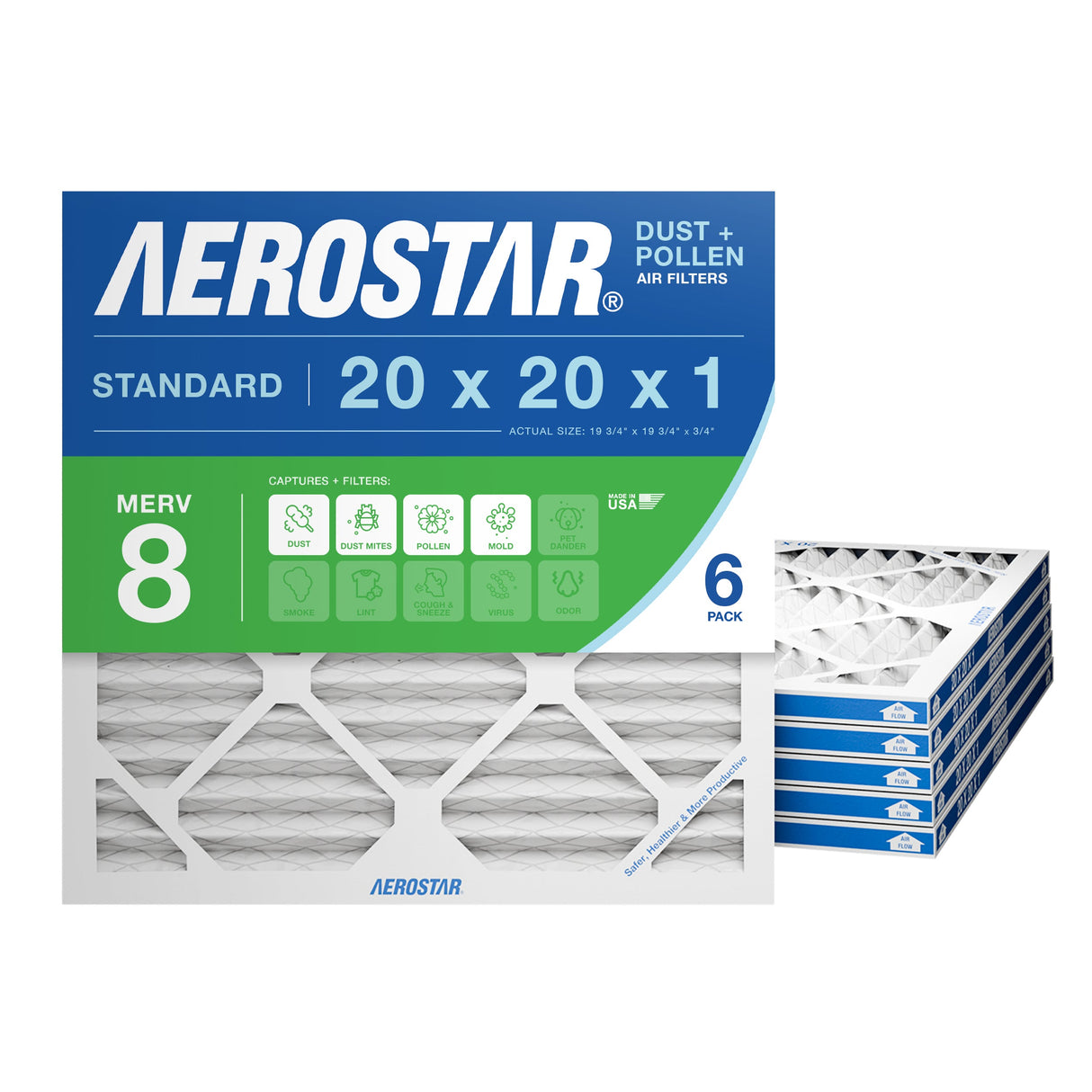 20x20x1 Aerostar Air Filter