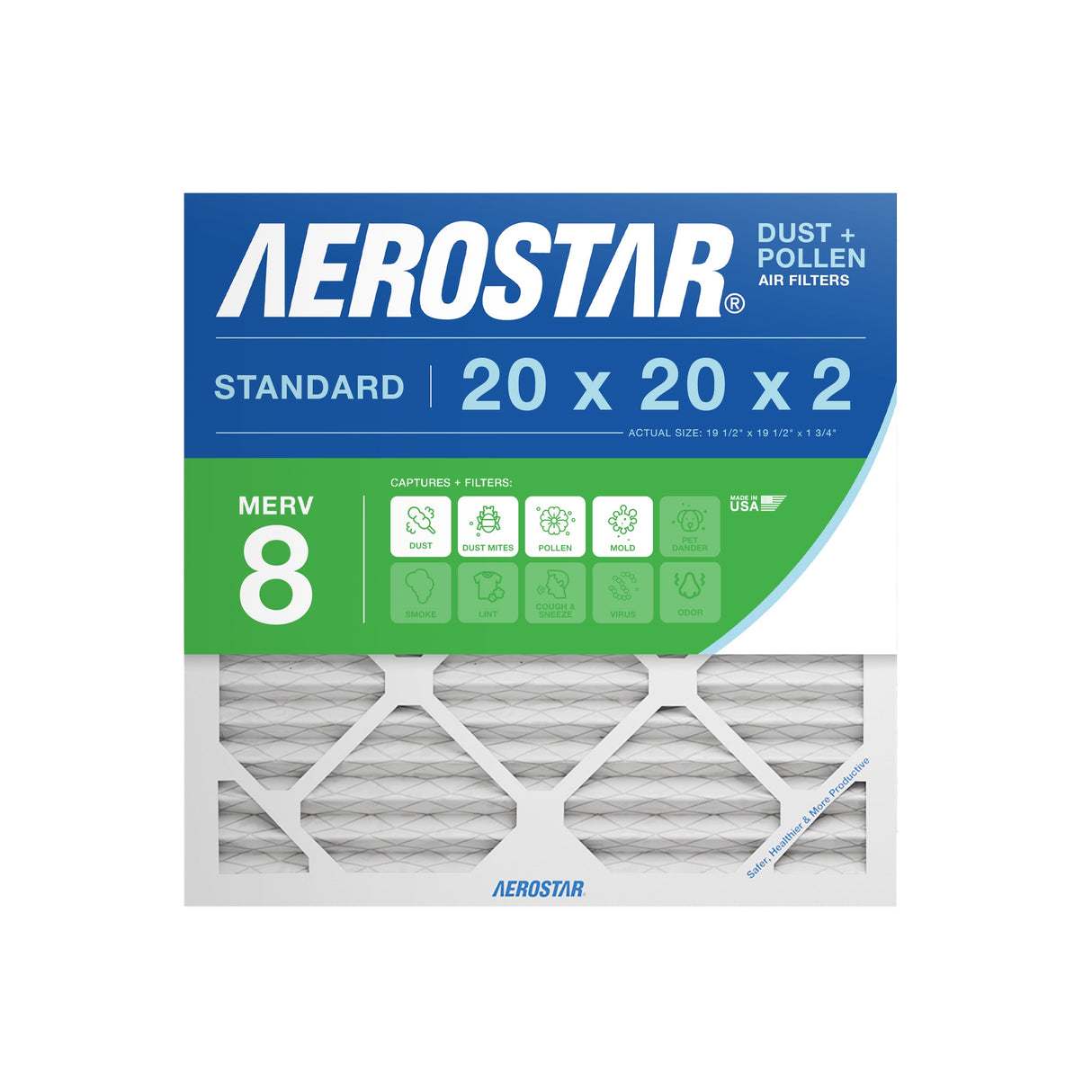 20x20x2 Aerostar Air Filter