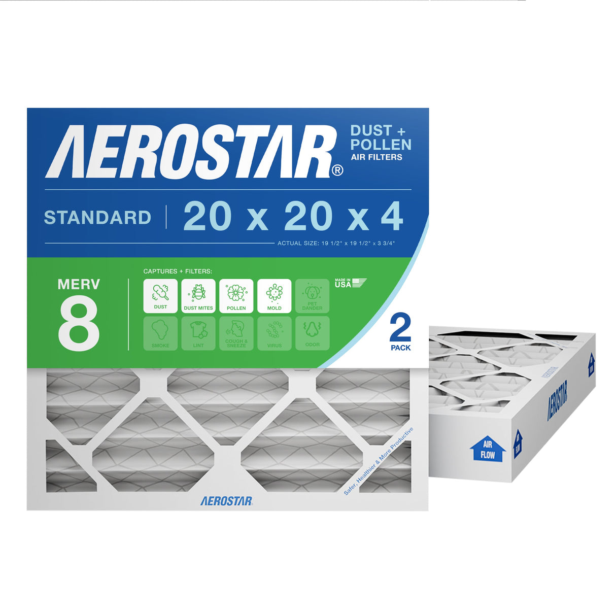 20x20x4 Commercial & Residential Aerostar Air Filter