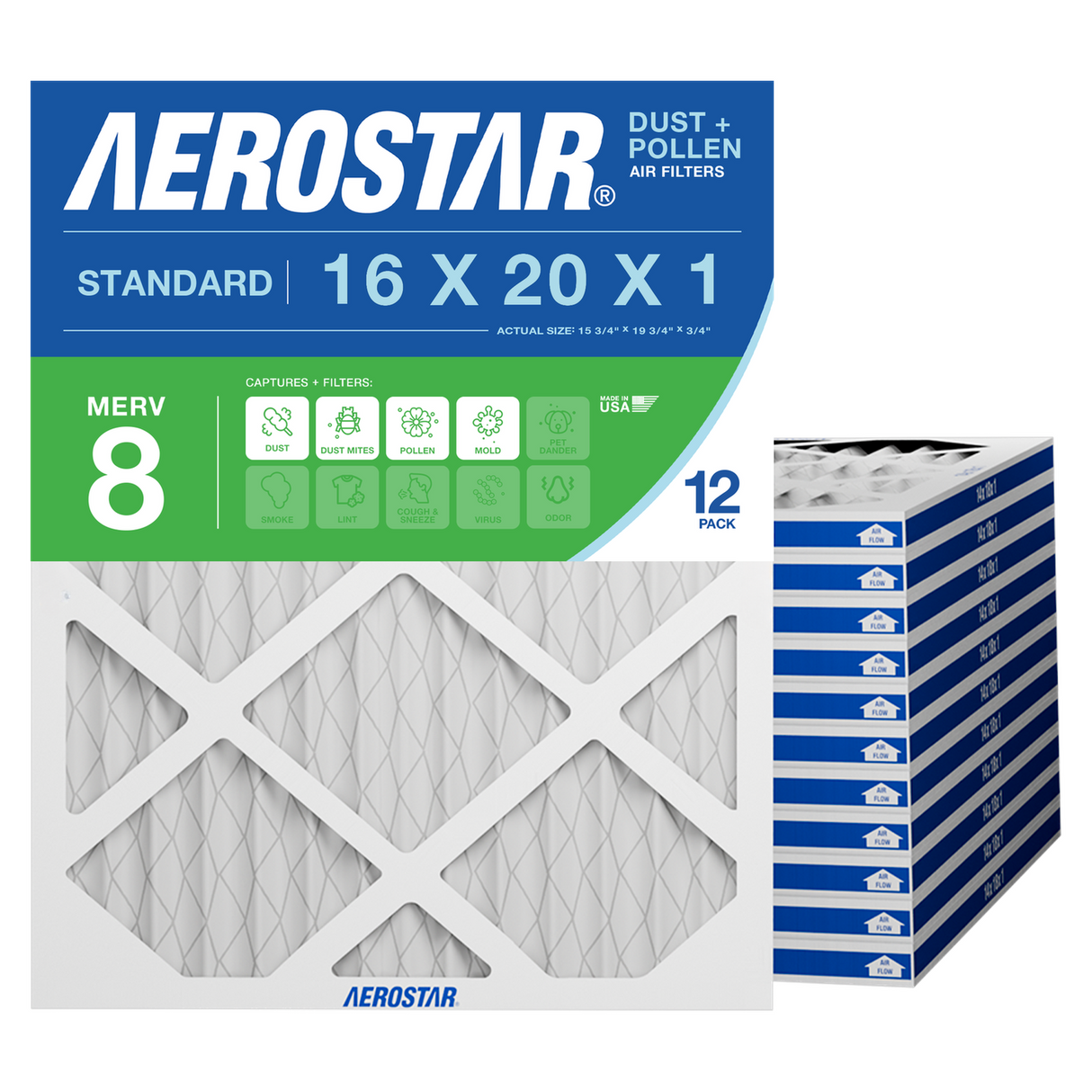 16x20x1 Aerostar Air Filter