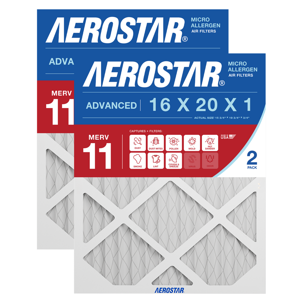 16x20x1 Aerostar Air Filter