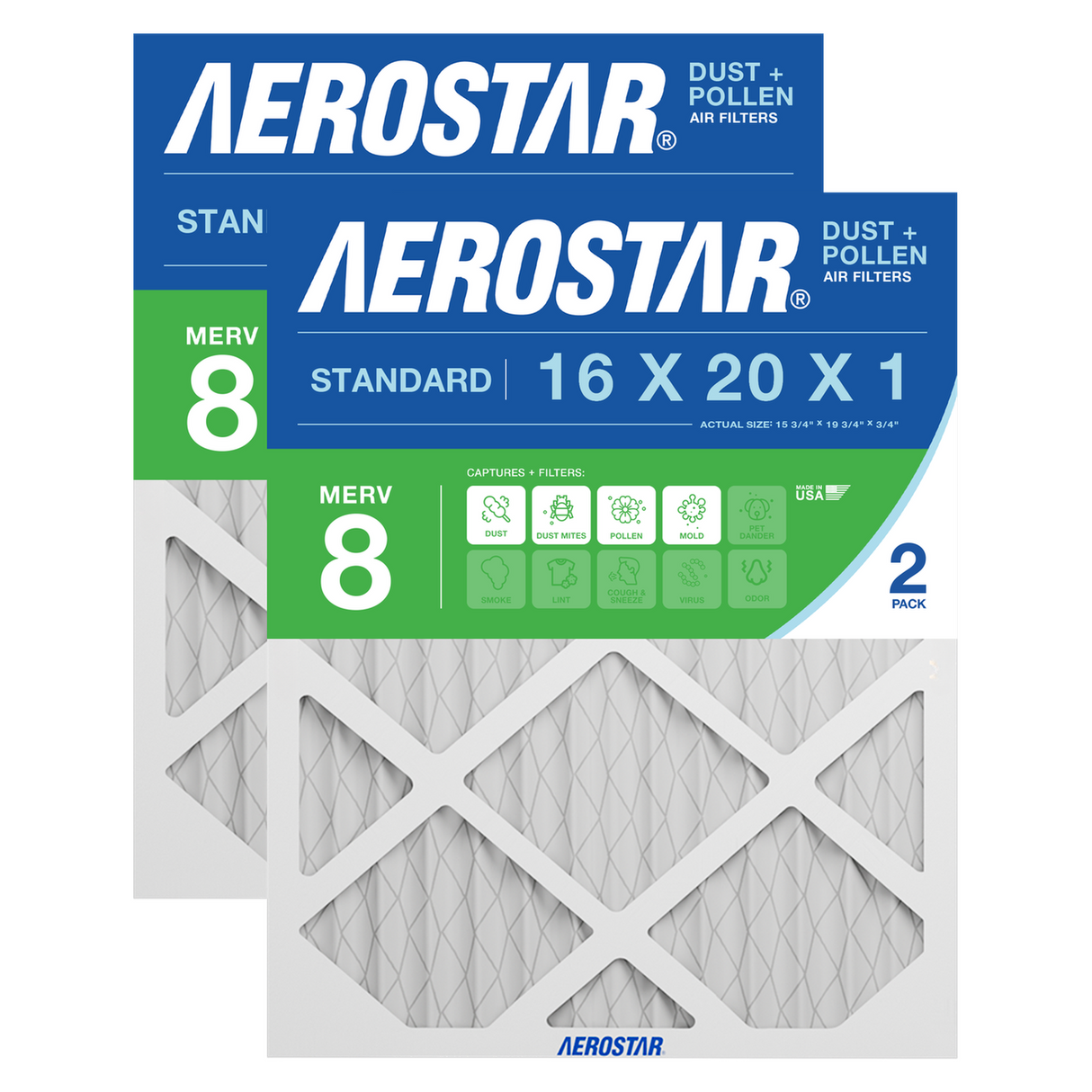 16x20x1 Aerostar Air Filter