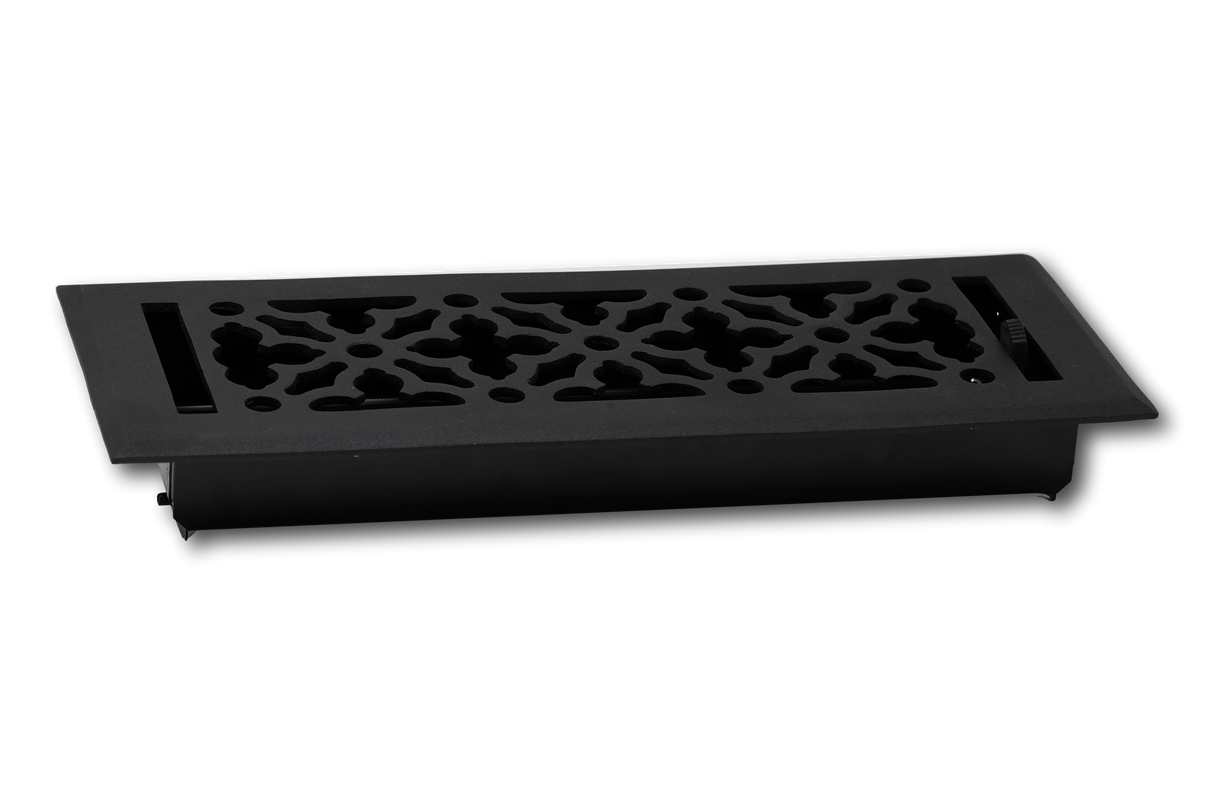 Cast Aluminum Gothic Vent Cover - Black