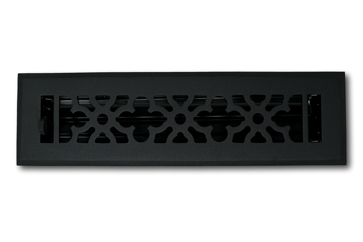 Cast Aluminum Gothic Vent Cover - Black