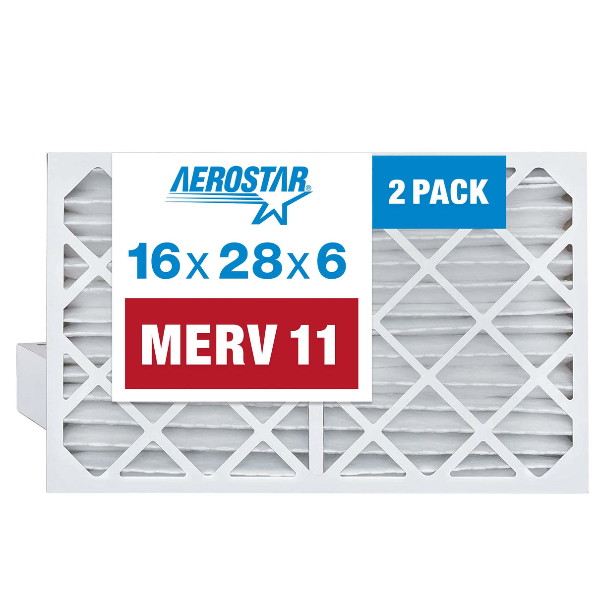 Aerostar Filtre de rechange pour toute la maison 16 x 28 x 6 #401 pour systèmes d'air Aprilaire 2400