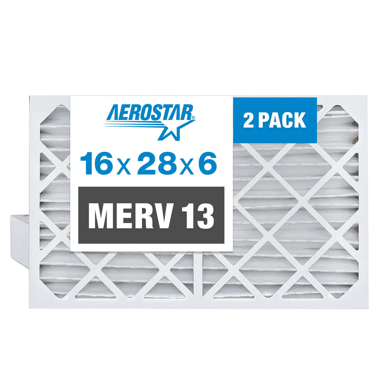 Aerostar Filtre de rechange pour toute la maison 16 x 28 x 6 #401 pour systèmes d'air Aprilaire 2400