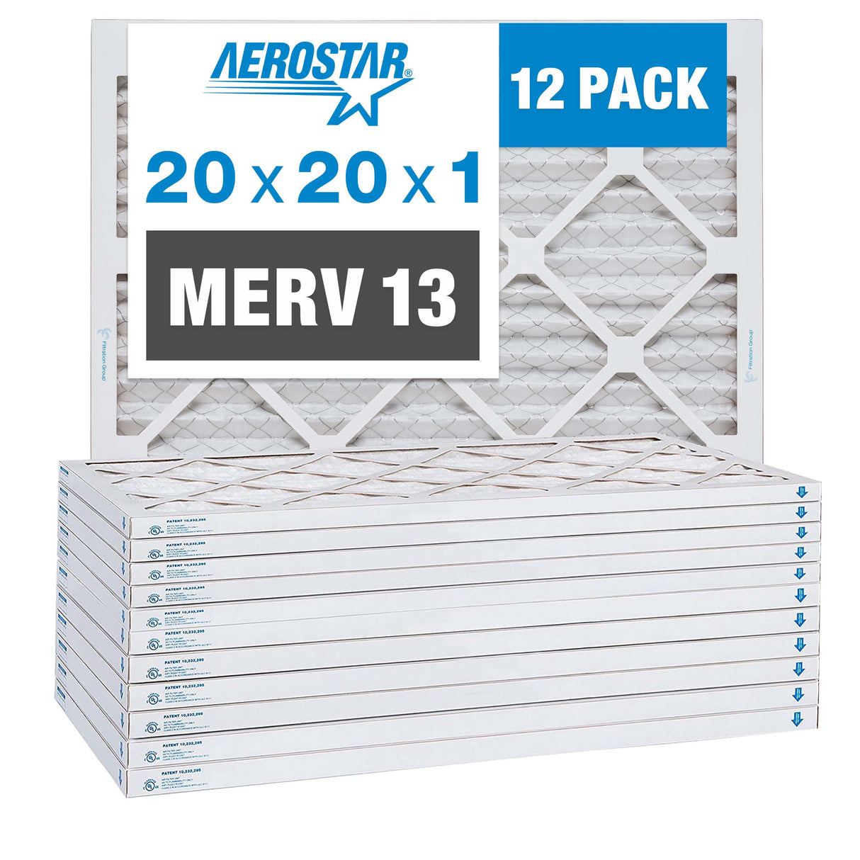 20x20x1 AC and Furnace Air Filter by Aerostar