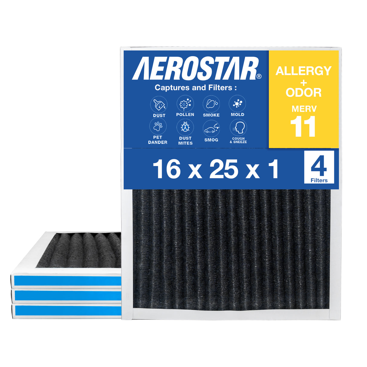 16x25x1 AC and Furnace Air Filter by Aerostar