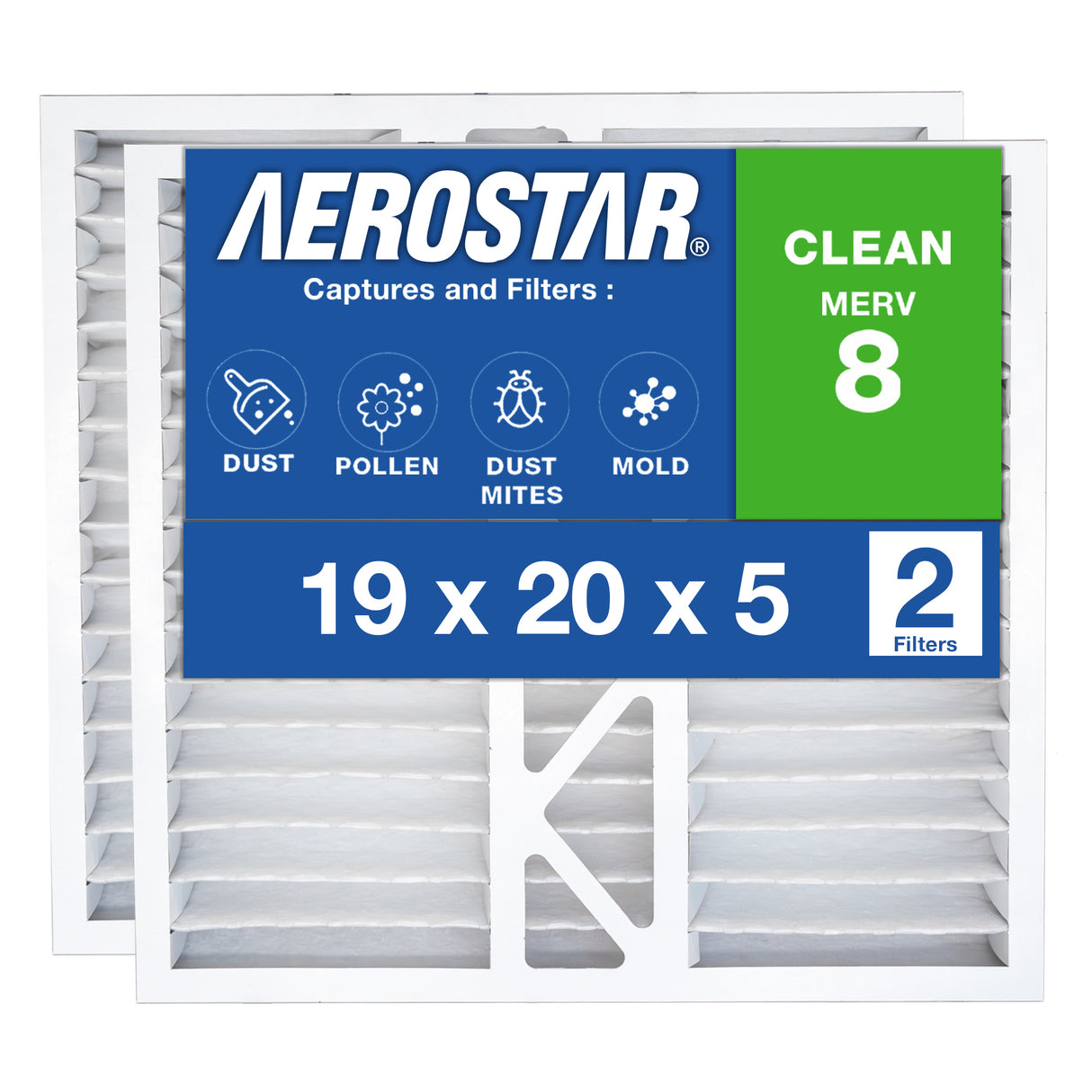 19 x 20 x 4 - CA Deep Pleat Air Filter