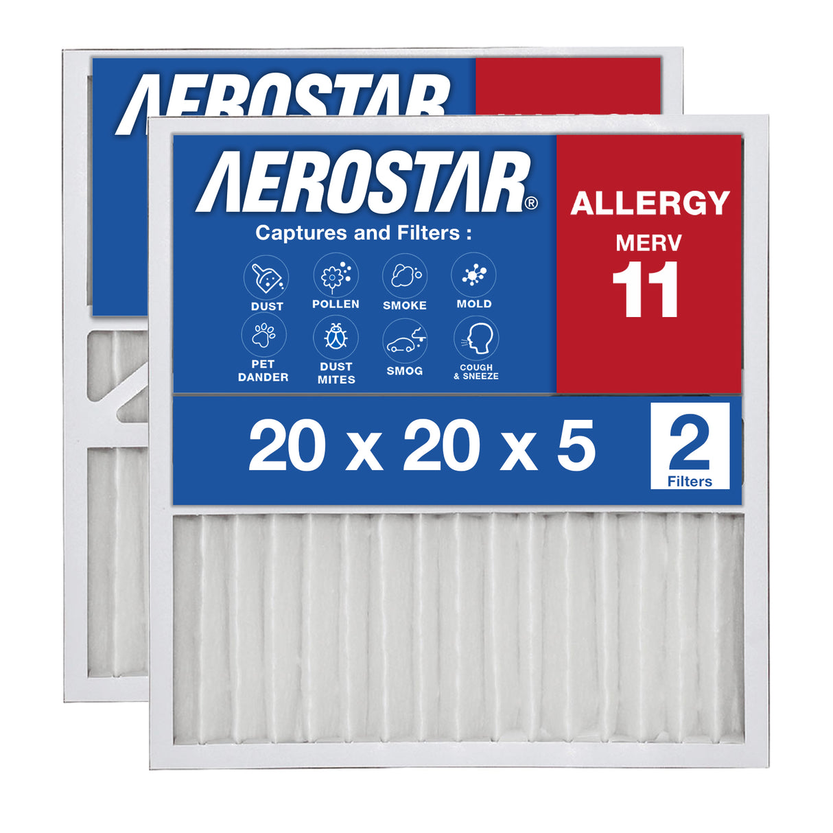 20x20x5 Replacement Air Filter for Honeywell FC100A1011 Air System, Lennox X0585