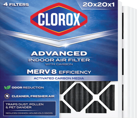 Clorox MERV 8 Carbon Air Filters