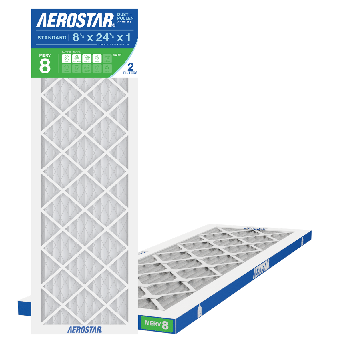 Aerostar 08Px24Bx1 MERV 8 2 Pack