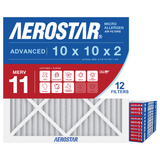 Aerostar 10x10x2 MERV 11 12 Pack