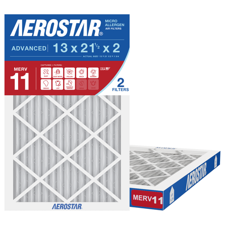 Aerostar 13x21Hx2 MERV 11 2 Pack