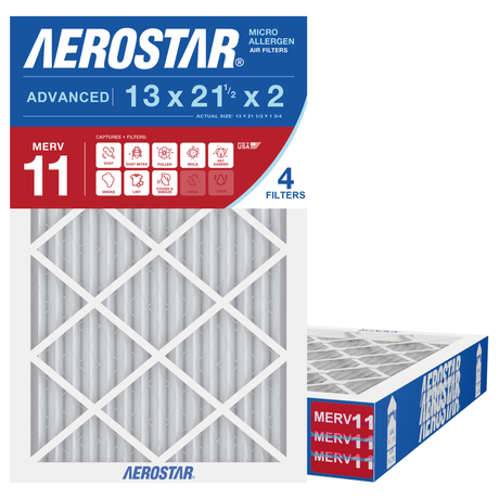 Aerostar 13x21Hx2 MERV 11 4 Pack