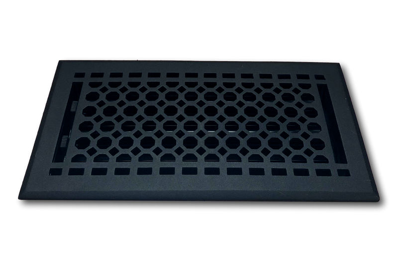 Cast Iron Honeycomb Vent Covers - Black
