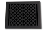Cast Iron Vintage Industrial Vent Covers - Black