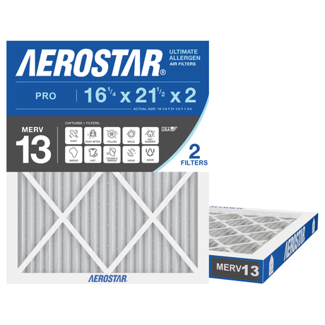 Aerostar 16Dx21Hx2 MERV 13 2 Pack