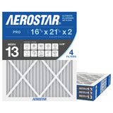 Aerostar 16Fx21Hx2 MERV 13 4 Pack