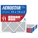 Aerostar 16x18x2 MERV 11 4 Pack
