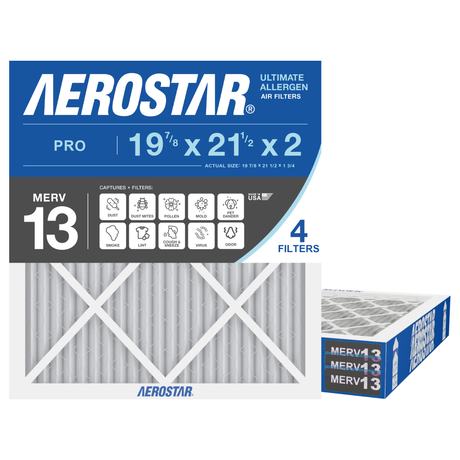 Aerostar 19Px21Hx2 MERV 13 4 Pack