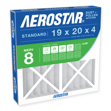 Aerostar 19x20x4 MERV 8 Air Filter