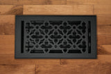 Cast Aluminum Gothic Vent Cover - Black