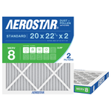 Aerostar 20x22Dx2 MERV 8 2 Pack