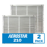 Aerostar MERV 11 Collapsible Replacement Filter for Aprilaire #210 20x26x4, 2 Pack