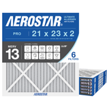 Aerostar 21x23x2 MERV 13 6 Pack