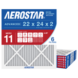 Aerostar 22x24x2 MERV 11 6 Pack