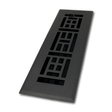 Cast Aluminum Arts & Crafts Vent Cover - Black