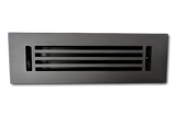 Cast Aluminum Linear Bar Vent Covers - Carbon Gray