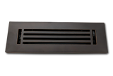 Cast Aluminum Linear Bar Vent Covers - Black