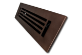 Cast Aluminum Linear Bar Vent Covers - Oil Rubbed Bronze