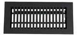 Cast Aluminum Contemporary Vent Covers - Black
