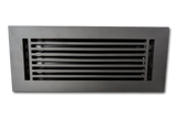 Cast Aluminum Linear Bar Vent Covers - Carbon Gray