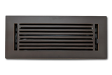 Cast Aluminum Linear Bar Vent Covers - Oxidized Bronze