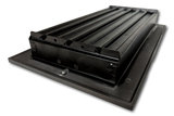 Cast Aluminum Linear Bar Vent Covers - Carbon Gray
