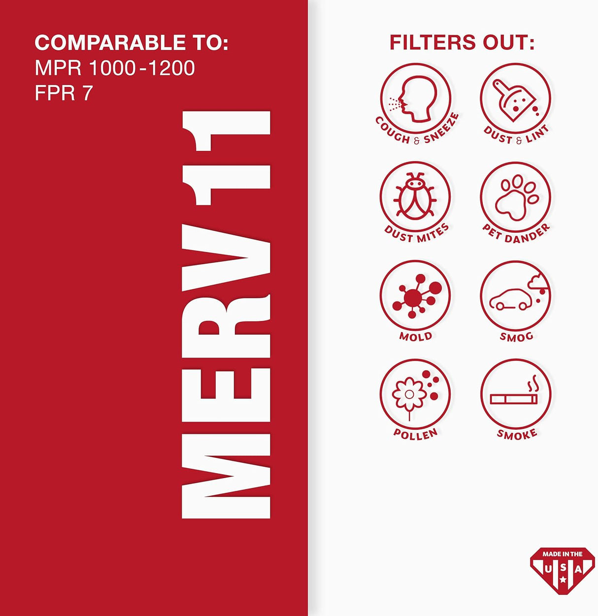 Filtre à air 16x20x1