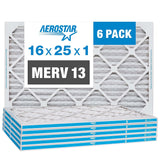 16x25x1 AC and Furnace Air Filter by Aerostar