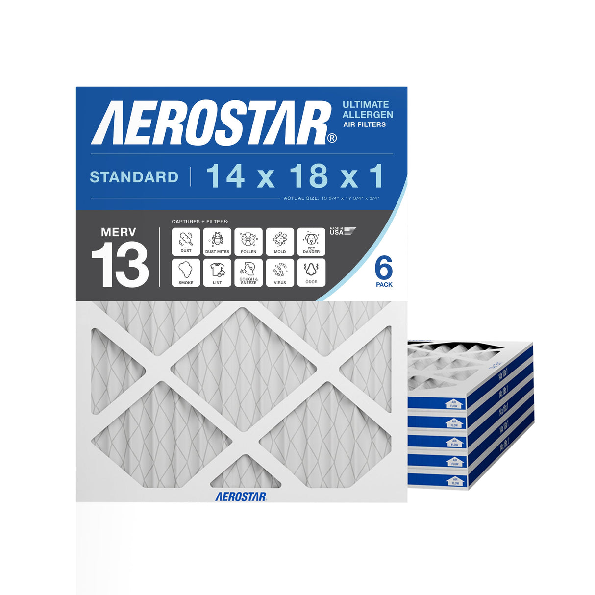 14x18x1 Aerostar Air Filter