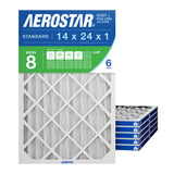 14x24x1 AC and Furnace Air Filter by Aerostar