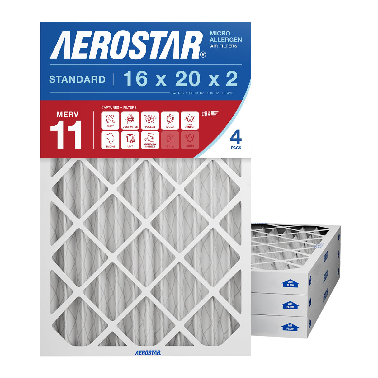 16x20x2 Aerostar Air Filter