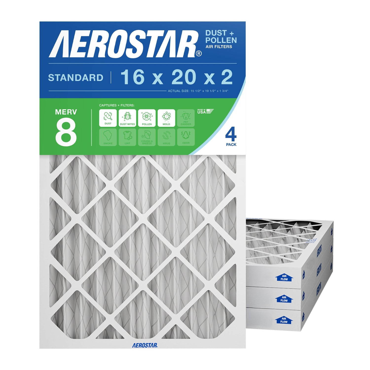 16x20x2 Aerostar Air Filter
