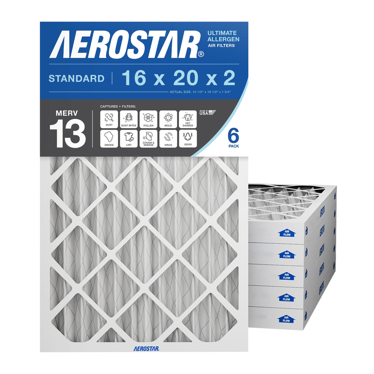 16x20x2 Aerostar Air Filter